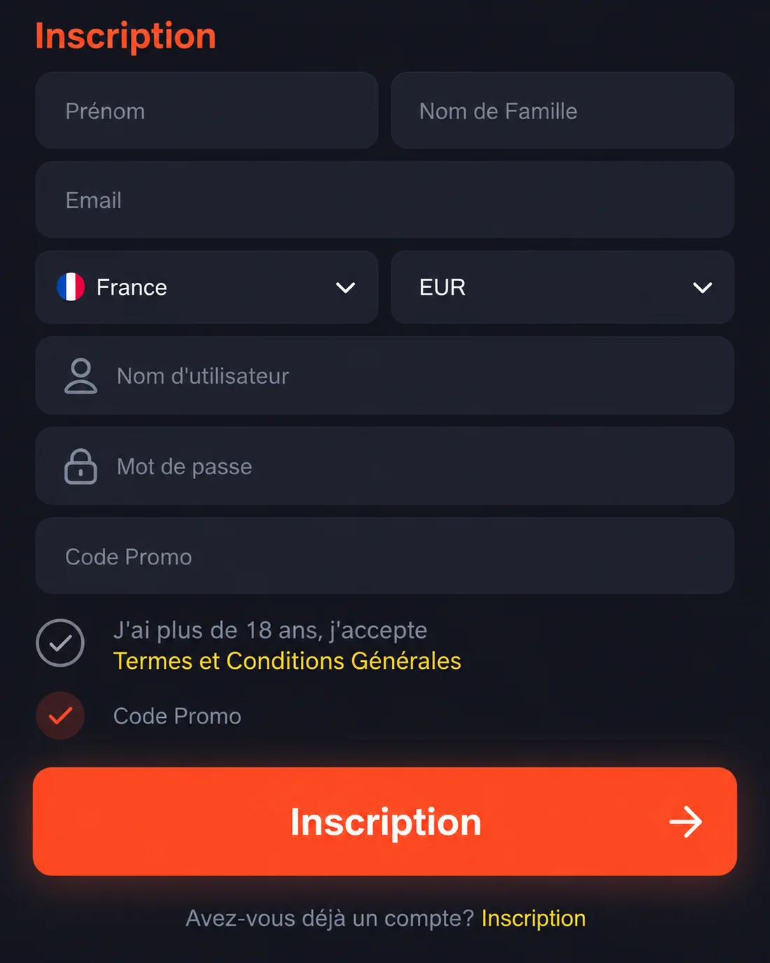 Freshbet registration