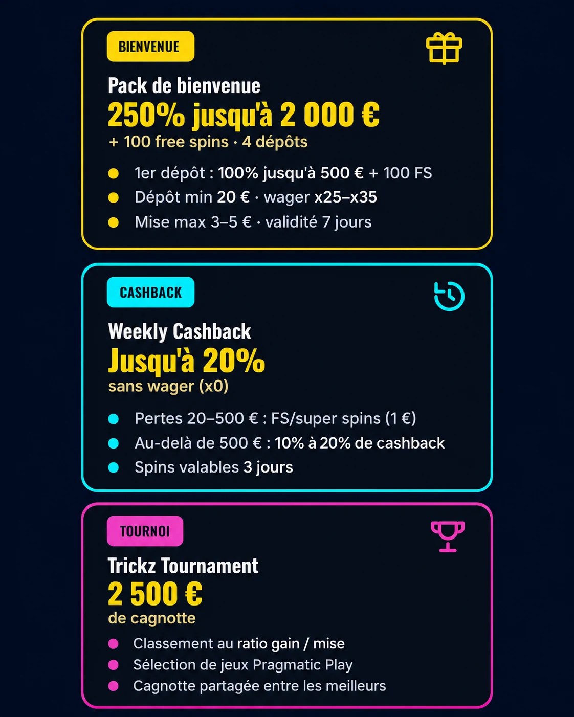 Trickz promotions